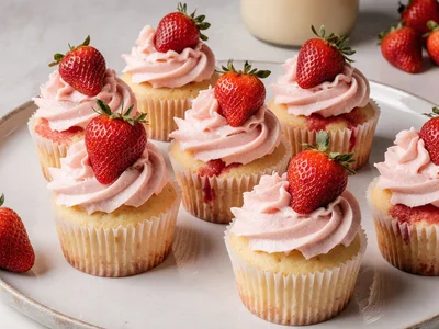 Strawberry Cheesecake Muffins